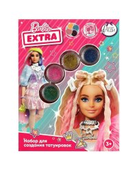 Набор для создания татуировок, Barbie с блестками МИЛАЯ ЛЕДИ в кор.2*36шт