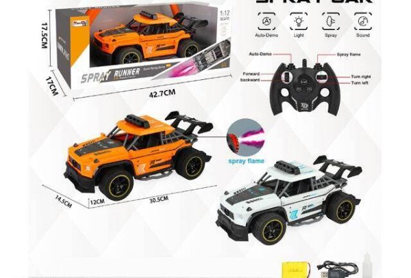 Машинка на р/у (30.5*14.5*12)"Скоростная-1"(свет,звук,пар,акк.3.7V) (Арт. 2049276)