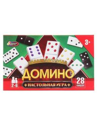 Игра логическая домино в русс. кор. ТМ "Играем вместе" в кор.80шт
