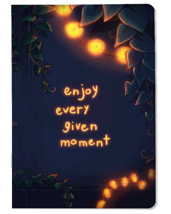 Наслаждайся каждым моментом. Блокнот (А5, 40 л., блок в точку)