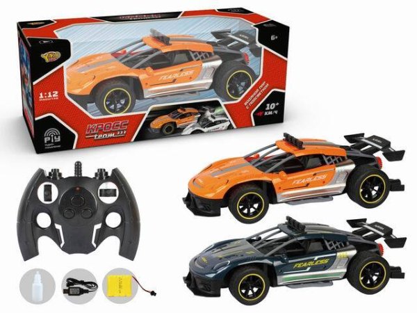 Машинка на р/у "Дорожная гонка"(32см)(USB,пар,акк.6 V,цвет микс,в короб.) (Арт. M1262-4)