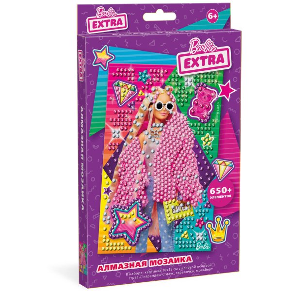 Алмазная мозаика (Премьера Паблишинг) Алмазная мозаика Barbie Extra 10х15 см