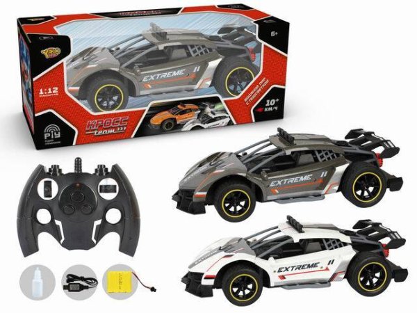 Машинка на р/у "Дорожная гонка-2"(32см) (USB,пар,акк.6 V,цвет микс, в коробке) (Арт. M1262-2)