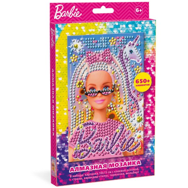 Алмазная мозаика (Премьера Паблишинг) Алмазная мозаика Barbie 10х15 см