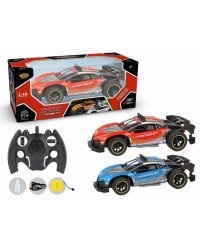 Машинка на р/у "Дорожная гонка-3"(32см) (USB,пар,акк.6 V,цвет микс, в коробке) (Арт. M1262-1)