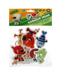 Игра ловим + 2 удочки Ми-ми-мишки в пак. Буратино в кор.300шт