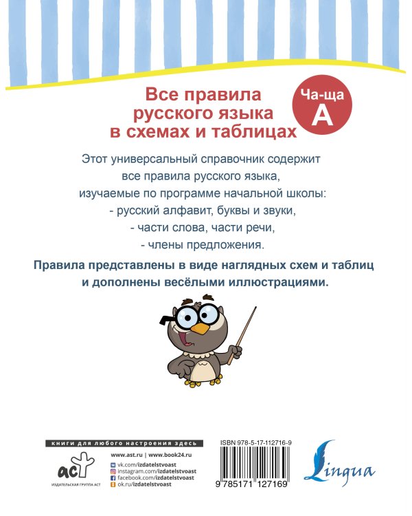Все правила русского языка в схемах и таблицах