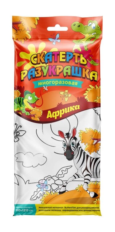 Скатерть ButtenFilm 1100х1200х0,060 60/1 белый Скатерть Африка