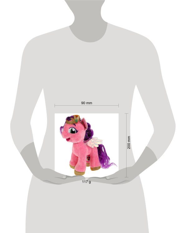 Игрушка мягкая МОЙ МАЛЕНЬКИЙ ПОНИ пипп, 18 см, без чипа, в пак, МУЛЬТИ-ПУЛЬТИ в кор.24шт