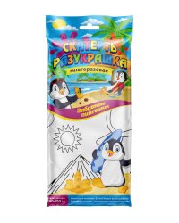 Скатерть ButtenFilm 1100х1200х0,060 60/1 белый Скатерть Забавные пингвины