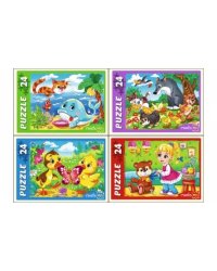 ПАЗЛЫ 24 элемента. ВЕСЁЛЫЕ ИСТОРИИ (П24-9911) кратно 32