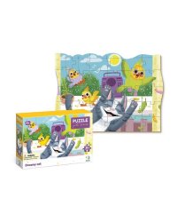 Пазл "Мечтающий котик" 30 элементов