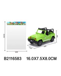 Машинка инерционная "Сафари джип"(16см,цвет микс)(1:28,в пакете) ( Арт. 2116583)