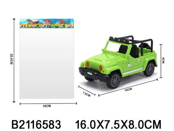 Машинка инерционная "Сафари джип"(16см,цвет микс)(1:28,в пакете) ( Арт. 2116583)