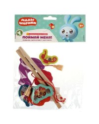 Игра ловим + 2 удочки МАЛЫШАРИКИ в пак. Буратино в кор.300шт