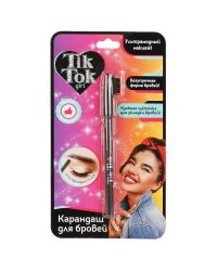Карандаш для бровей коричневый TIK TOK GIRL в кор.48*12шт