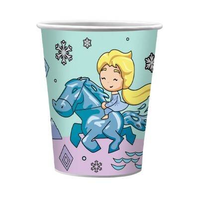 Набор стаканов (ND Play) Frozen 2. Набор бумажных стаканов, мятный, 6 шт*250 мл (чиби)
