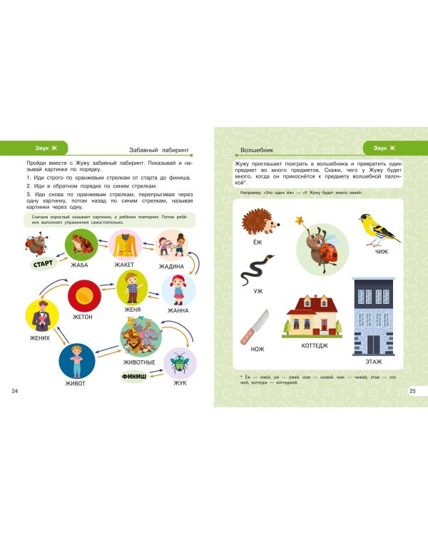 Закрепляем произношение звуков Ш, Ж, Ч, Щ
