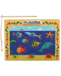 Игра "ловим" СИНИЙ ТРАКТОР 30*22,5 см, термопленка Буратино в кор.120шт