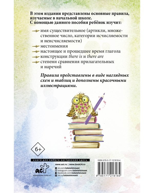Все правила английского языка для начальной школы