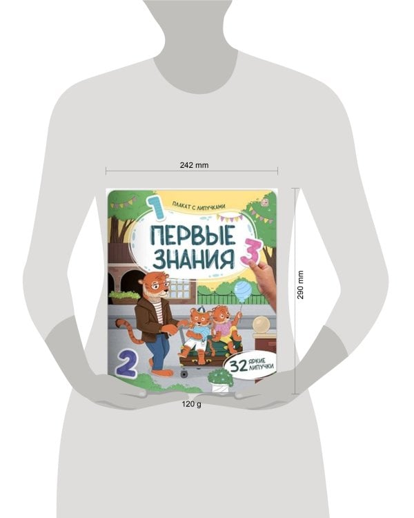 Плакат с липучками. Первые знания