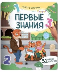 Плакат с липучками. Первые знания