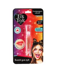 Блеск для губ меняющий цвет, золотистый TIK TOK GIRL в кор.30*12шт