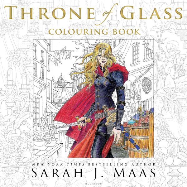 The Throne of Glass Colouring Book (Sarah Maas) Стеклянный трон Раскраска (Сара Маас) /Книги на английском языке