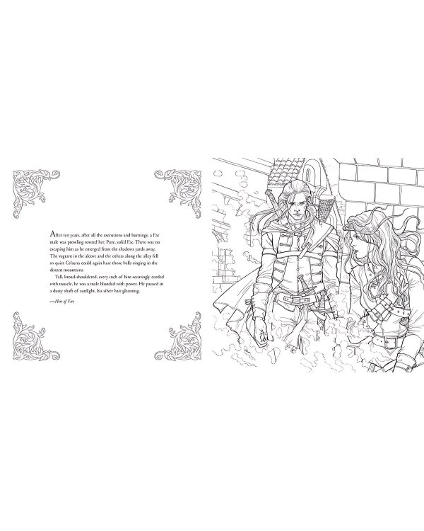The Throne of Glass Colouring Book (Sarah Maas) Стеклянный трон Раскраска (Сара Маас) /Книги на английском языке
