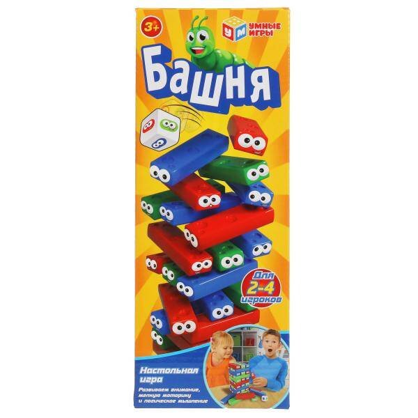 Настольная игра "башня", в кор., 27*10,5*10,5см Умные игры в кор.2*36шт