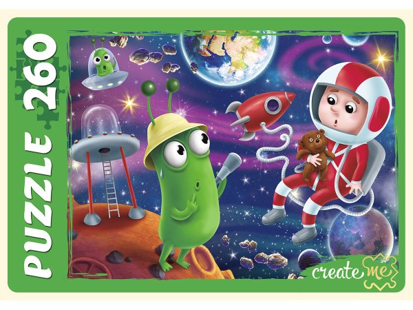 ПАЗЛЫ 260 элементов. ЗАБАВНЫЙ КОСМОС (ПУ260-9840)