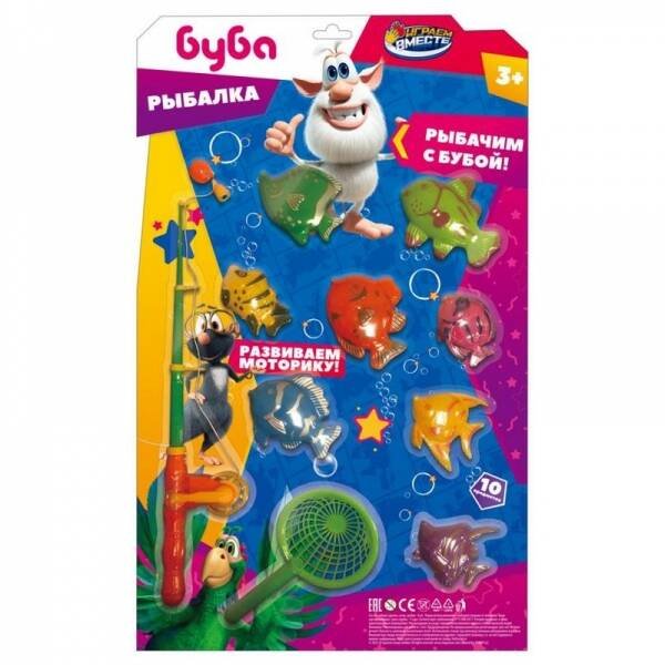 РЫБАЛКИ (Умка) Игра рыбалка, БУБА блист.35,5*57,6*6см ИГРАЕМ ВМЕСТЕ в кор.2*36шт
