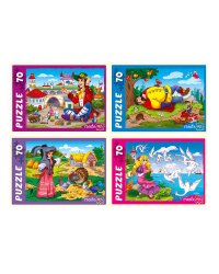 ПАЗЛЫ 70 элементов. ЛЮБИМЫЕ ЗАРУБЕЖНЫЕ СКАЗКИ (Арт. П70-5951) кратно 8