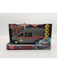 Машина пластик свет-звук ГАЗЕЛЬ NEXT РОСГВАРДИЯ 22 см, двери, инерц, кор. Технопарк в кор.2*18шт