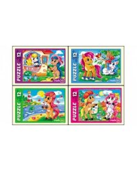 ПАЗЛЫ 12 элементов. ЛЮБИМЫЕ ПОНИ (Арт. П12-5920) кратно 32