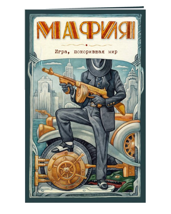 Мафия. Новое оформление: эксклюзивные авторские иллюстрации (набор для игры: карточки для ведущего, книга, карты)