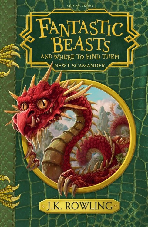 Fantastic Beasts and Where to Find Them Hogwarts Library Book J.K.Rowling Фантастические твари и где они обитают Д.К.Роулинг/Книги на английском языке