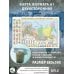 Карта в пластике Политическая карта мира с флагами. Федеративное устройство России с флагами (в новых границах) А1