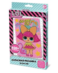 Алмазная мозаика LOL. 
 "Glow on"  10х15 см.