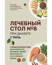 Лечебный стол №8 при диабете 2 типа. 3 варианта лечебного меню: классический стол, для людей с лишним весом и тех, кто не принимает таблетки