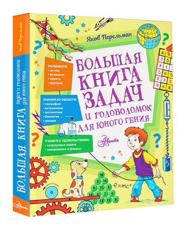 Большая книга задач и головоломок для юного гения
