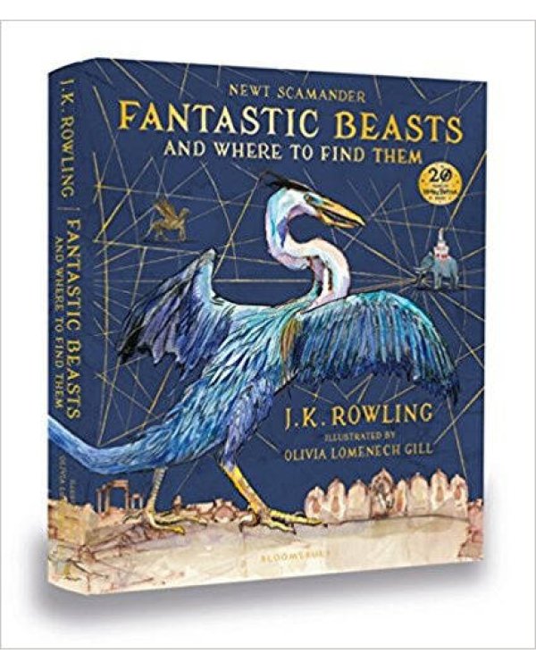 Fantastic Beasts and Where to Find Them Illustrated Edition J.K. Rowling Фантастические твари и где они обитают Д.К. Роулинг/Книги на английском языке