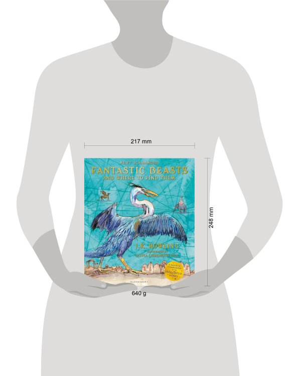 Fantastic Beasts and Where to Find Them Illustrated Edition J.K. Rowling Фантастические твари и где они обитают Д.К. Роулинг/Книги на английском языке