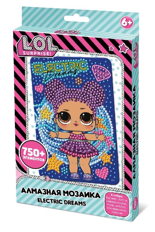Алмазная мозаика (Премьера Паблишинг) Алмазная мозаика LOL.
"Electric Dreams" 10х15 см.
