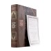"История государства Российского" Николая Карамзина. Книга в коллекционном переплете из двух видов кожи с рисунком мраморной бумаги и с изящным тиснением в стиле 19 века