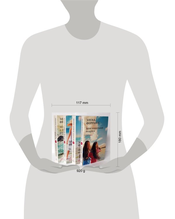Комплект из 4-х книг 
"Неаполитанский квартет" (PocketBook)