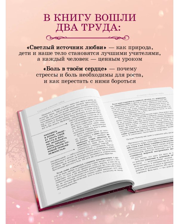 Книга сердца. Светлый источник любви. Боль в твоём сердце.(новое оформление)