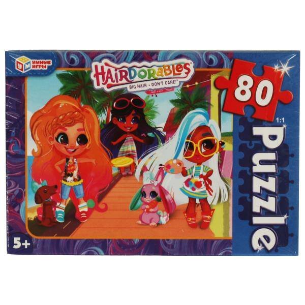 ПАЗЛЫ в коробке 80 деталей (Умка) Хеардорабль. Пазлы классические в коробке. Пазл 80 деталей. Умные игры в кор.16шт