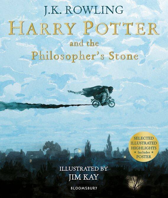 Harry Potter and the Philosopher's Stone Illustrated Edition J.K. Rowling Гарри Поттер и философский камень Д.К. Роулинг / Книги на английском языке