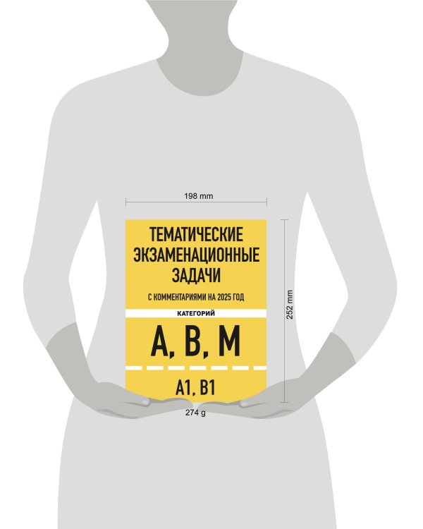 Тематические экзаменационные задачи категорий "А", "В", "М" и подкатегорий "А1", "В1" с комментариями с изм. на 2025 г.